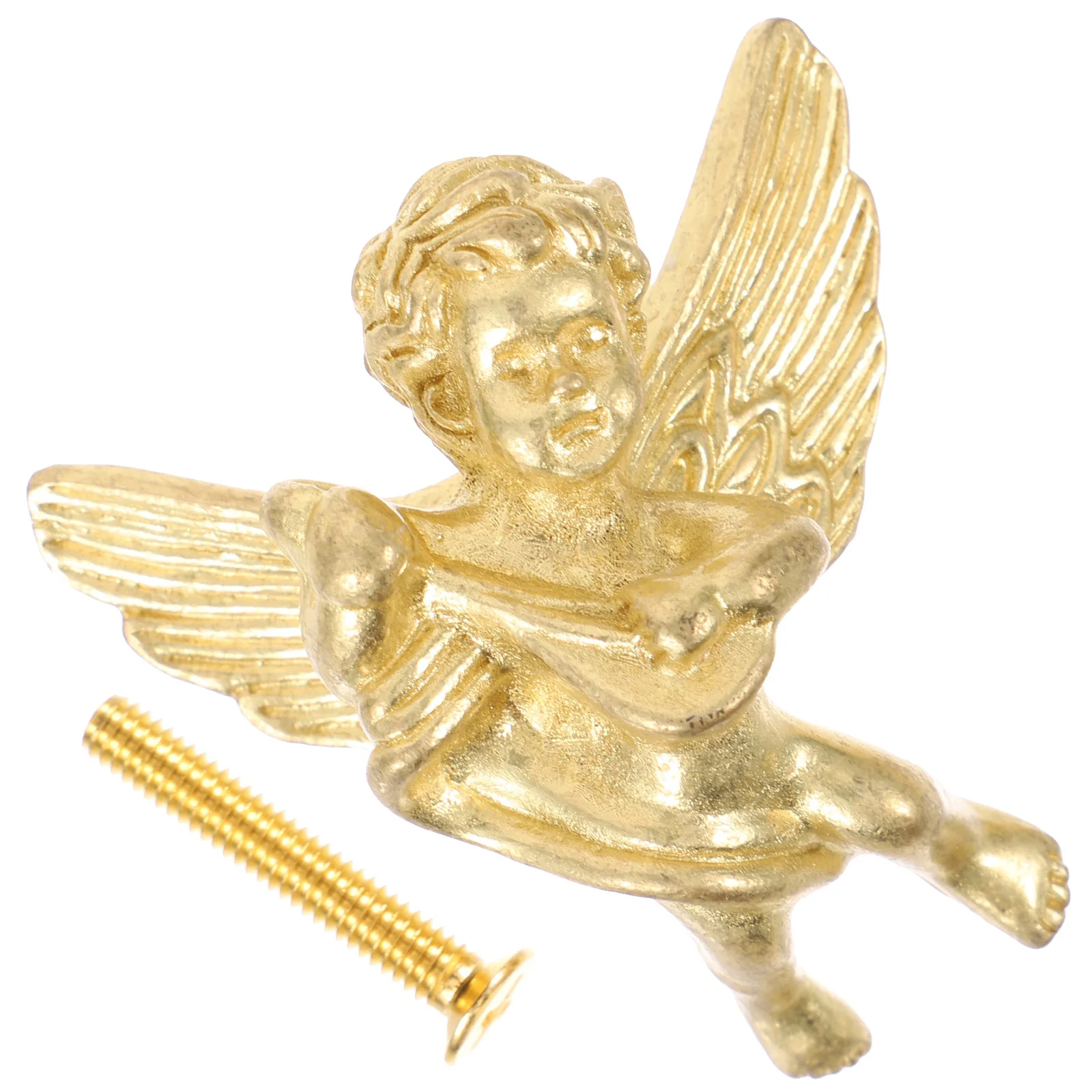 

Angel Dresser Knob Metal Cabinet Drawer Pull Decorative Hardware for Wardrobe Cupboard Closet Modern Handle Design