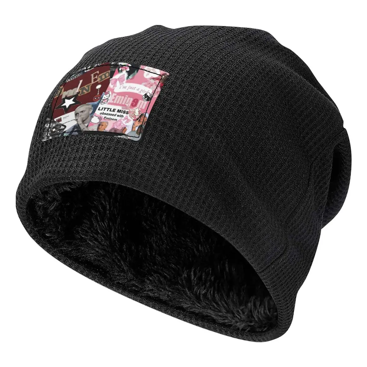 Rapper Rap God Eminem Unisex Adult Beanies Caps Fleece-Lined Bonnet Hat Warm Fashion Autumn Winter Outdoor Skullies Hats