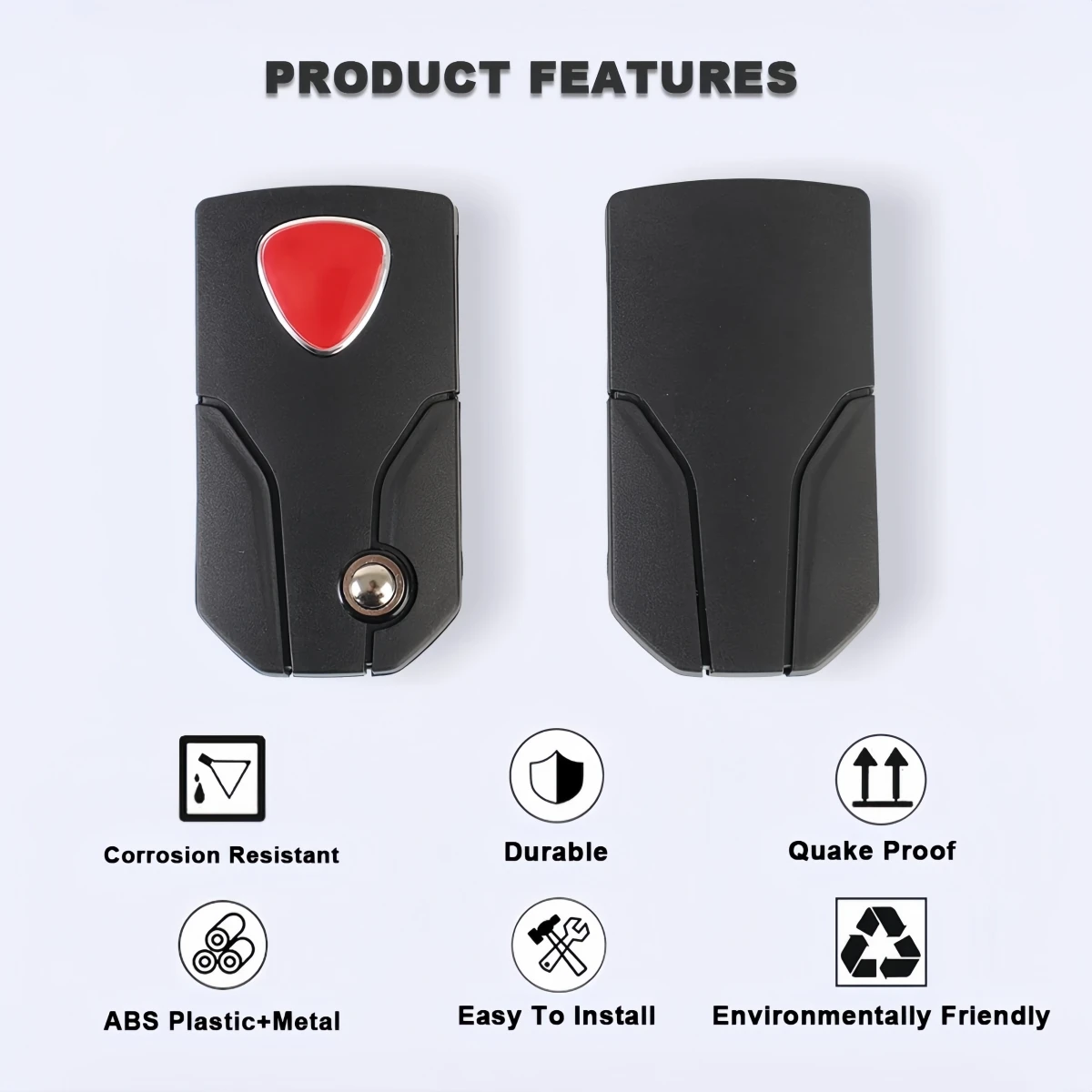Motorcycle Remote Key Shell Accessories For Ducati Multistrada 1200 S 1200S 2010 2011 2012 2013 2014 Fold Key Case With Blade