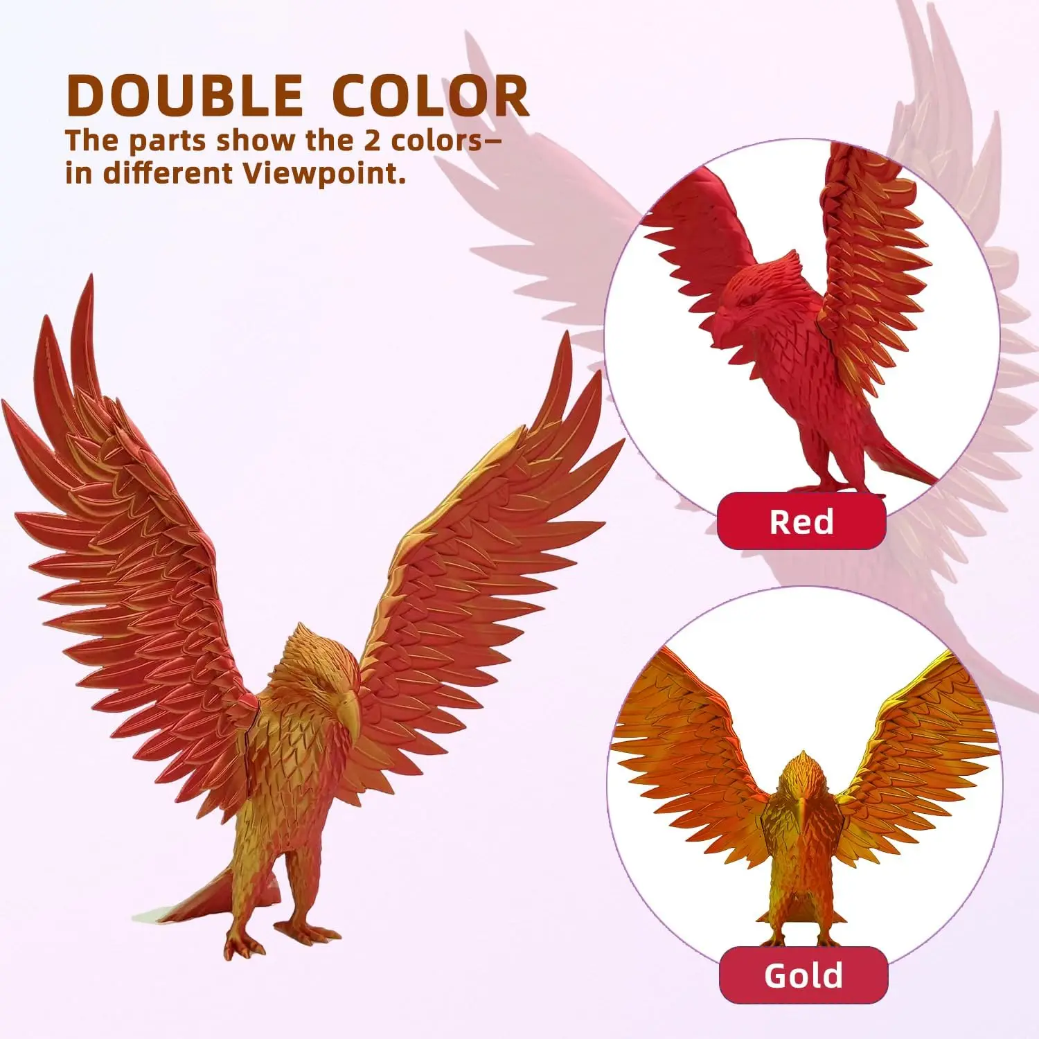 เส้นใยเครื่องพิมพ์ 3D, เส้นใย HP3DF PLA, ความแม่นยํามิติ 1.75 มม. +/- 0.02 มม., แกน 1 กก. (2.2 ปอนด์), เหมาะกับเครื่องพิมพ์ FDM ส่วนใหญ่ (Mystic)