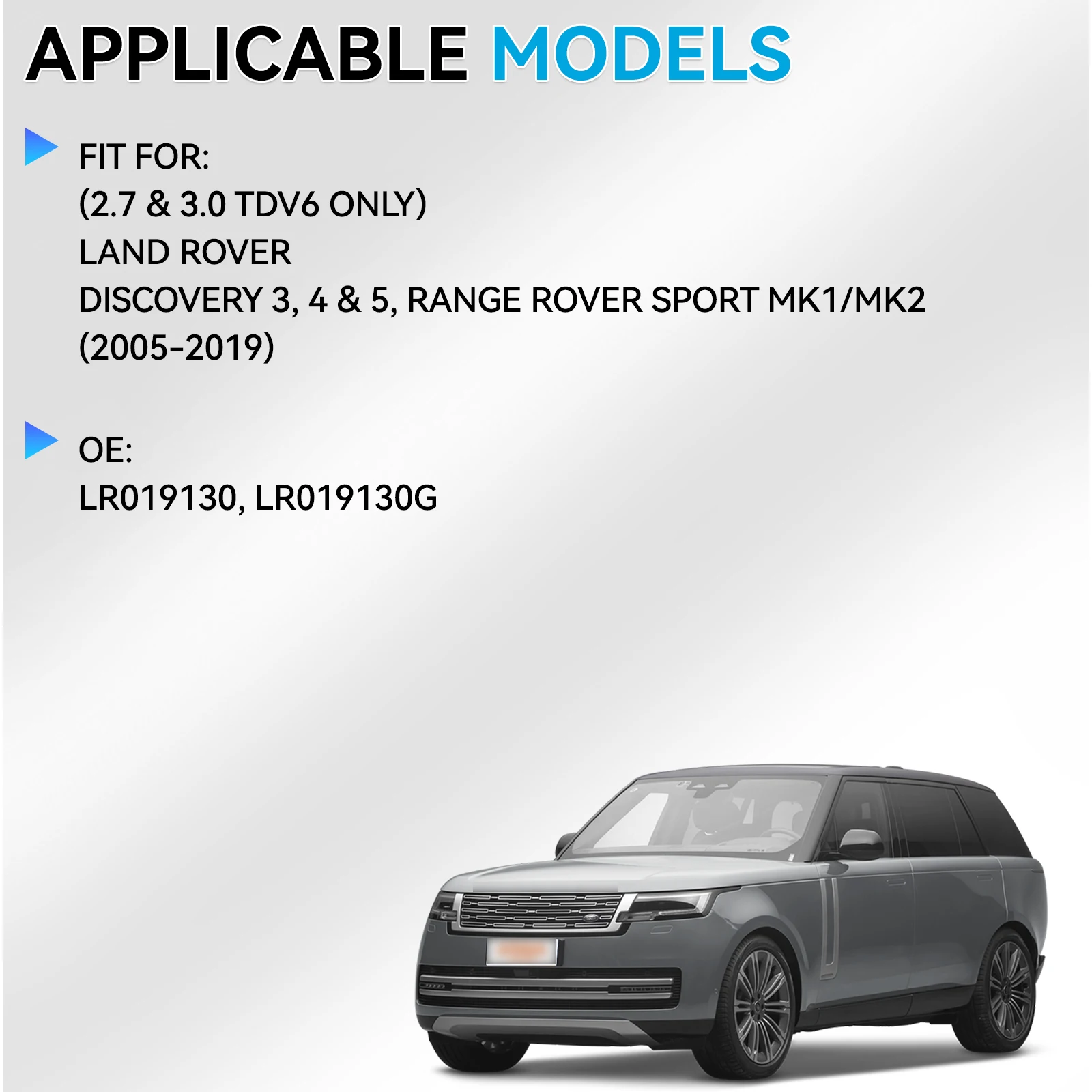 

Датчик давления во впускном коллекторе для Land Rover Jaguar XJ XF S-Type Discovery 3 4 Range Rover Sport 2.7 3.0L LR019130 1316126