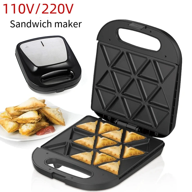 Nonstick Paninis Press Sandwich Maker  Breakfast Sandwich Maker  Electric Grill Sandwich Press Grill  EU Plug