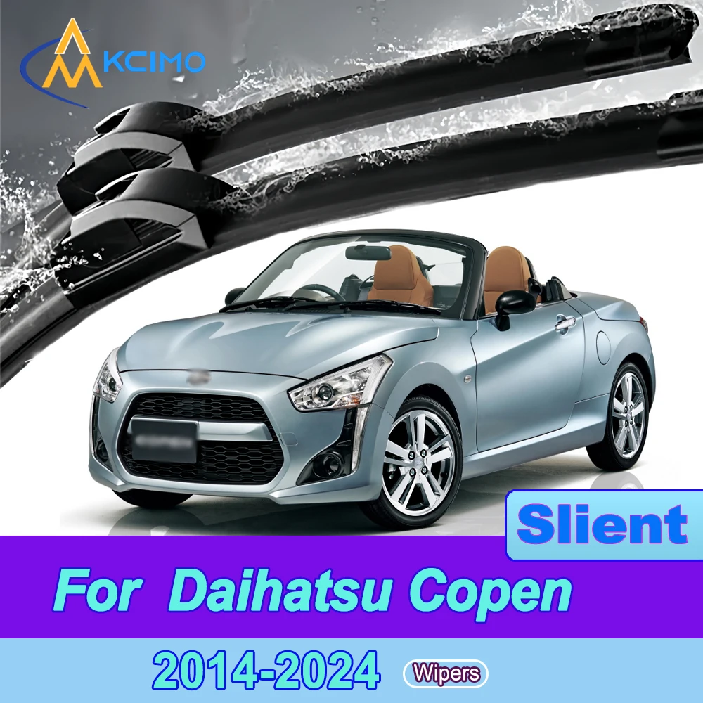 

For Daihatsu Copen LA400 2014-2024 Front Windshield Wiper Blades 2pcs Slient Rain Windscreen Window Accessories
