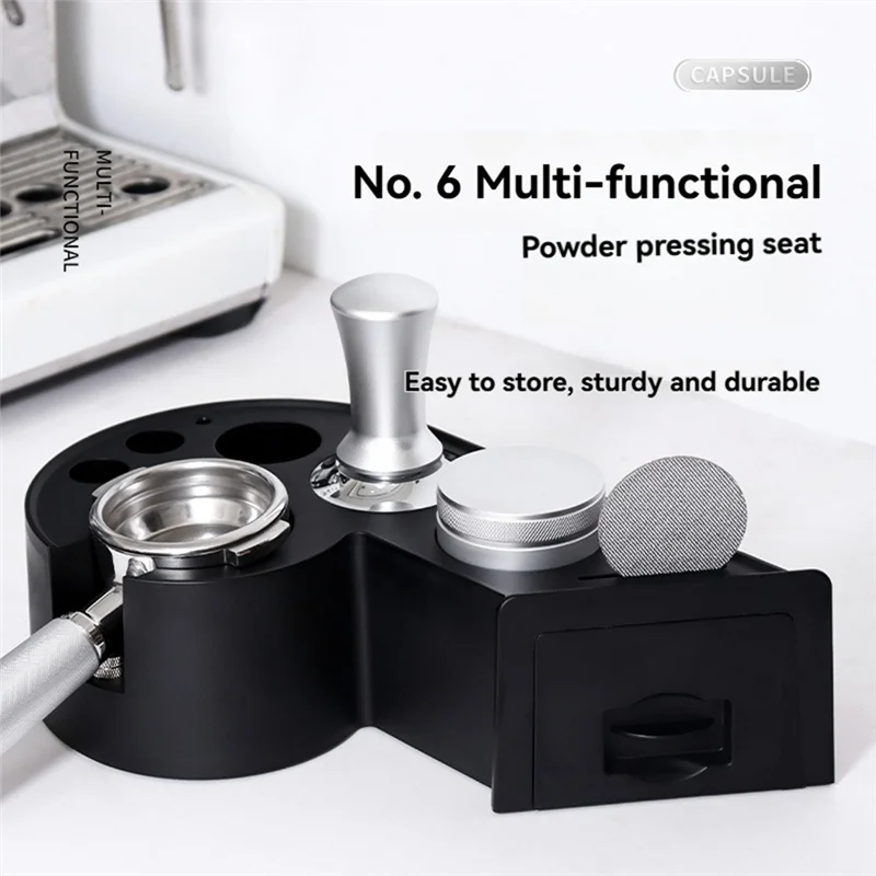 B98A-أداة القهوة متعددة الوظائف قاعدة العبث القهوة المنظم لآلات الإسبريسو Epspressos Portafilter تخزين الملحقات