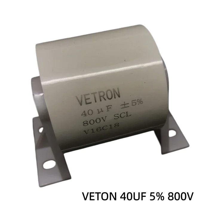 1 шт. 800V40UF ±5% VETRON 40UF 800V Нереактивный абсорбционный конденсатор