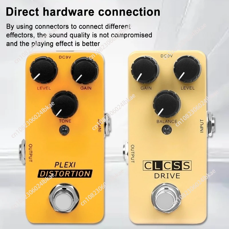 

Electric Guitar Effects Convenient Mini MINI Monolithic Effects Simulated Distortion Overload Effects Pedal