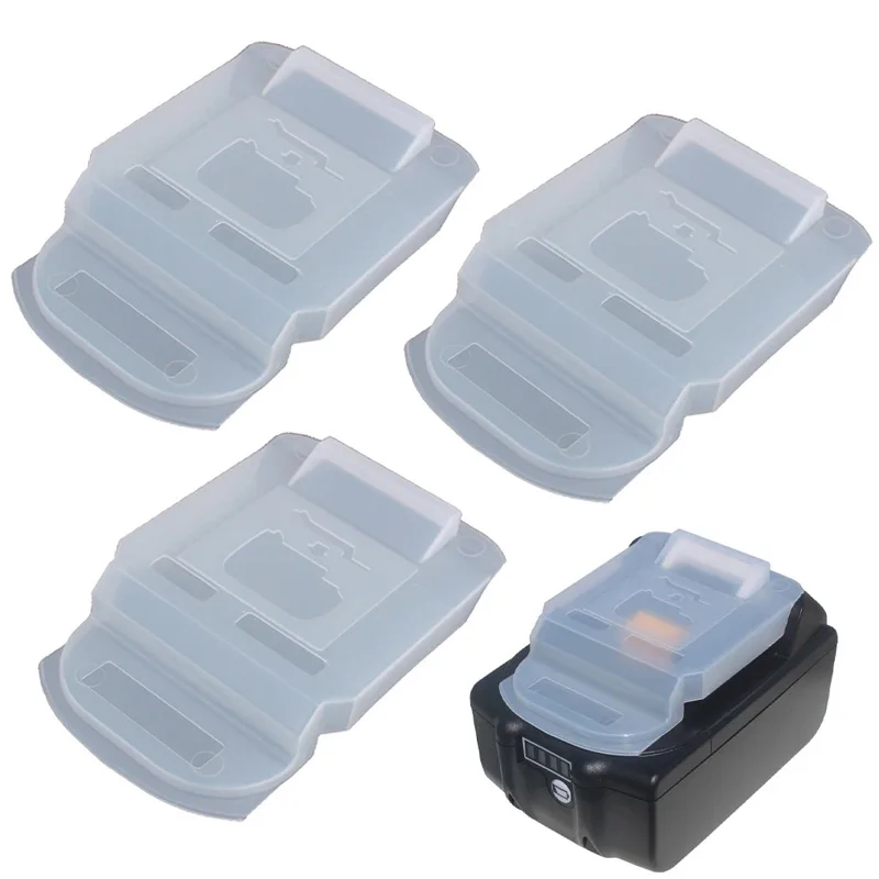 1/2/3PCS Dust Cover Sheath Shield Case for Makita 14.4V 18V Li-ion Battery,Contact Protection Cap Battery Holder for Makita