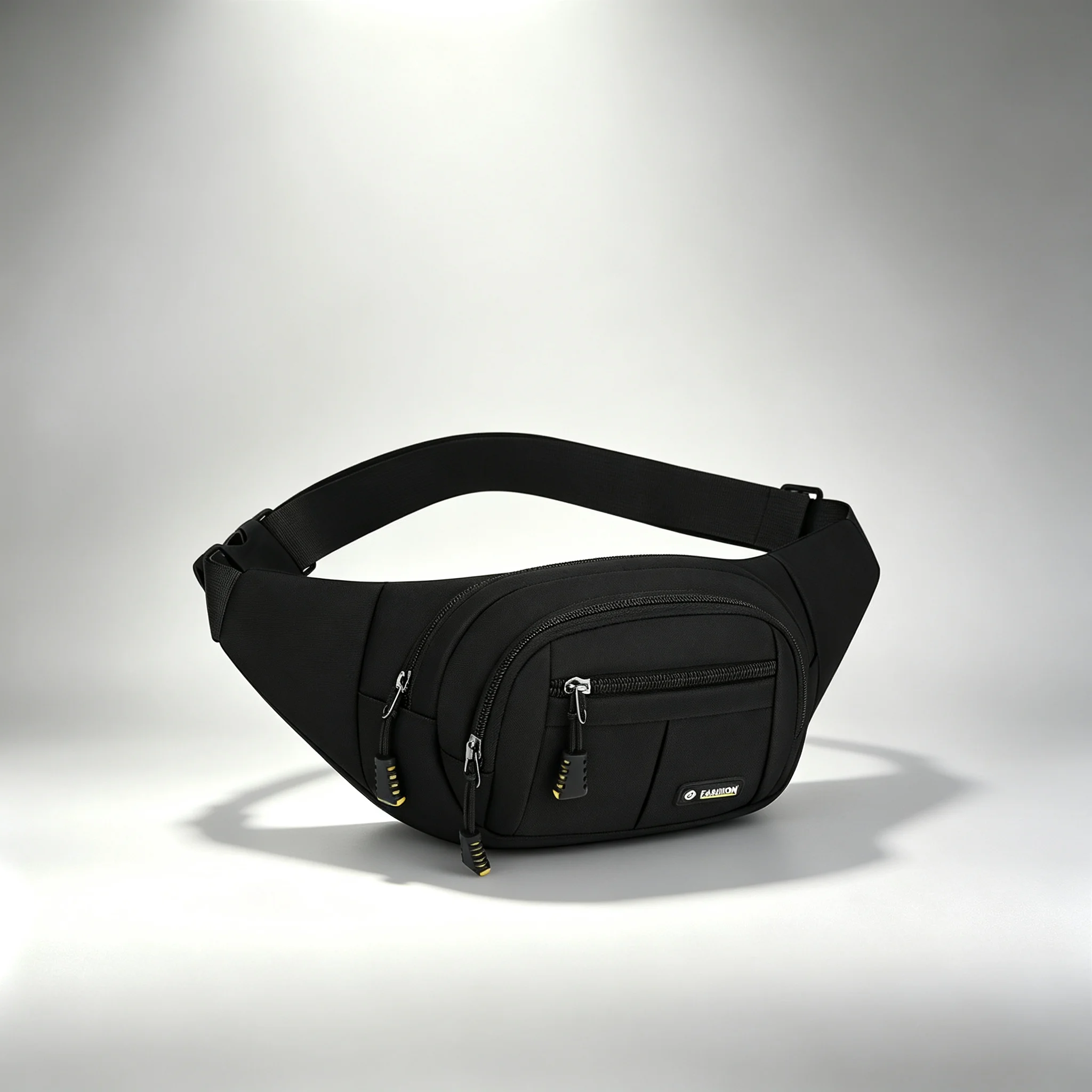 Multi‑compartment Wear‑resistant Sports Waist Bag, Portable Outdoor Commute Fanny Pack