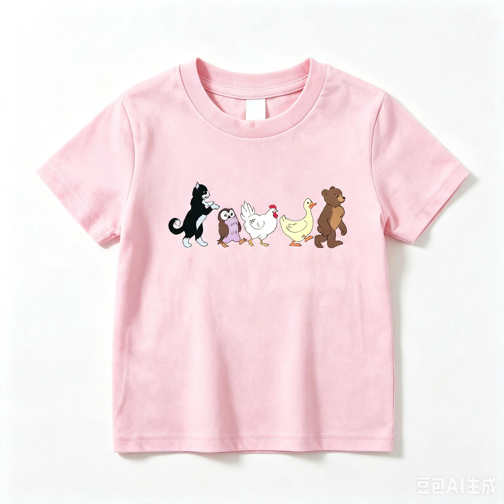 1pc Little Bear Kids Animated TV Show Cute Cotton T shirt Unisex Men Women Kids Summer Streetwear Casual Short Sleeve Tops
