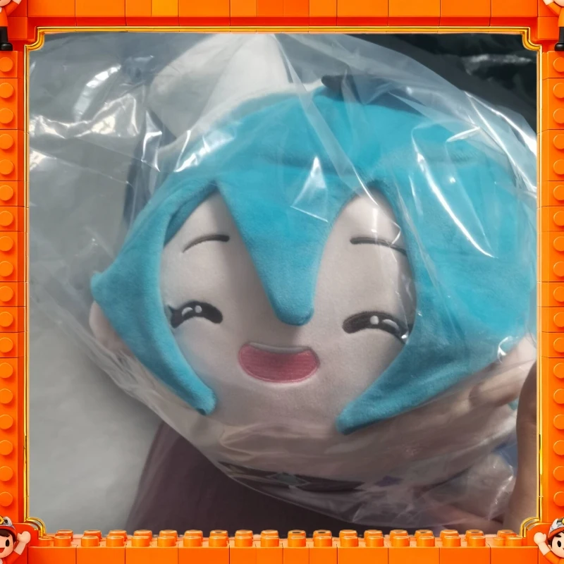 Cuscino Rotondo in Peluche Originale Ldcx Hatsune Miku Concert - Cuscino Giocattolo Imbottito Miku Merchandise Regalo per i Fan