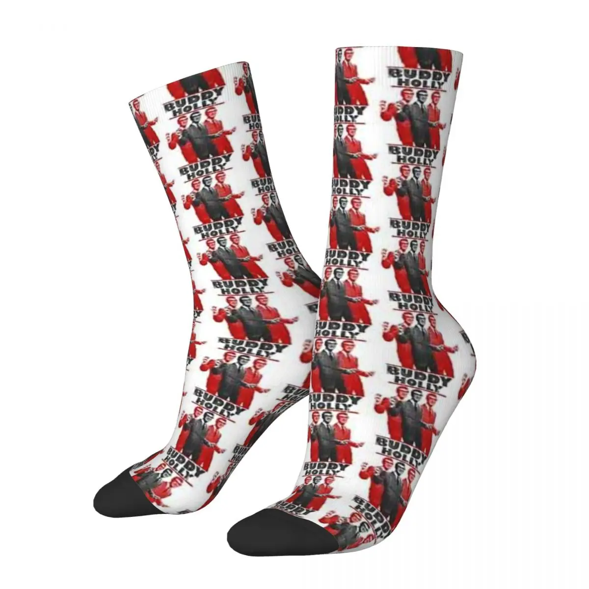 Buddy Holly - Buddy Holly Finger Clicking Good Socks Super Soft Stockings All Season Long Socks for Unisex Birthday Present