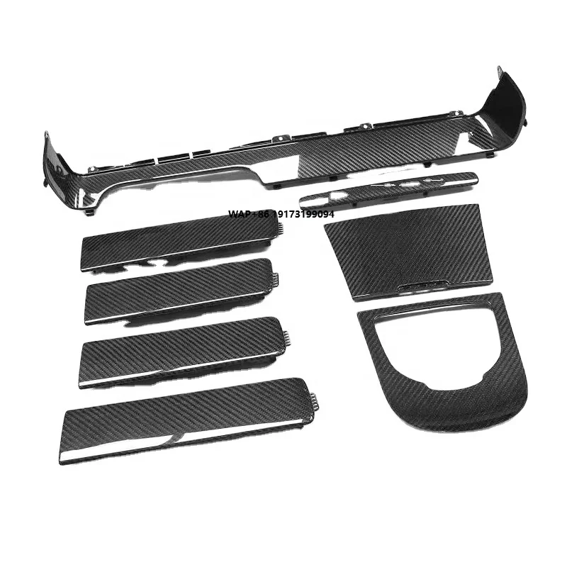 

Dry Carbon Fiber Interior Cover Trim for M-ercedesBenz G-Class W464 G500 G63 Panel Gear Shift Box Cover Door Panel Trim
