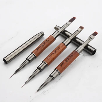 Double-end Nail Pen Brush Glue Phototherapy Pen UV Gel Liner Brush Dual End Acrylic Nail…