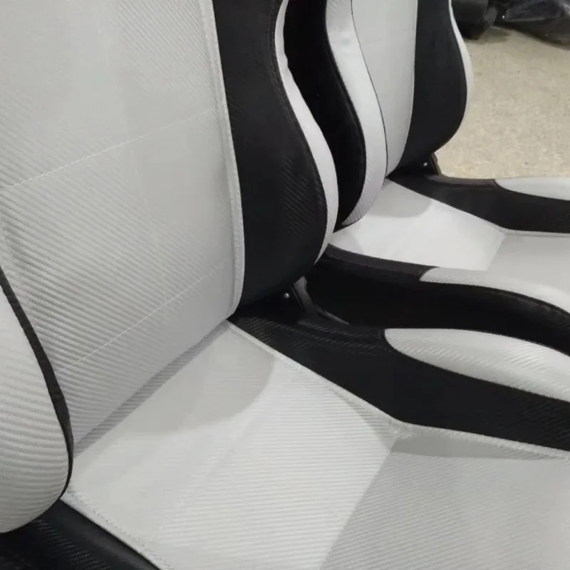 High Quality Woven PVC Reclinable Bucket Racing Car Seat Interior Accessory