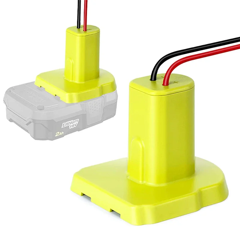 Imagem -02 - Adaptador de Roda Elétrica para Ryobi Bateria com Fusível Conector da Bateria 18v 14.4v 18v Nimh Nicd Li-ion
