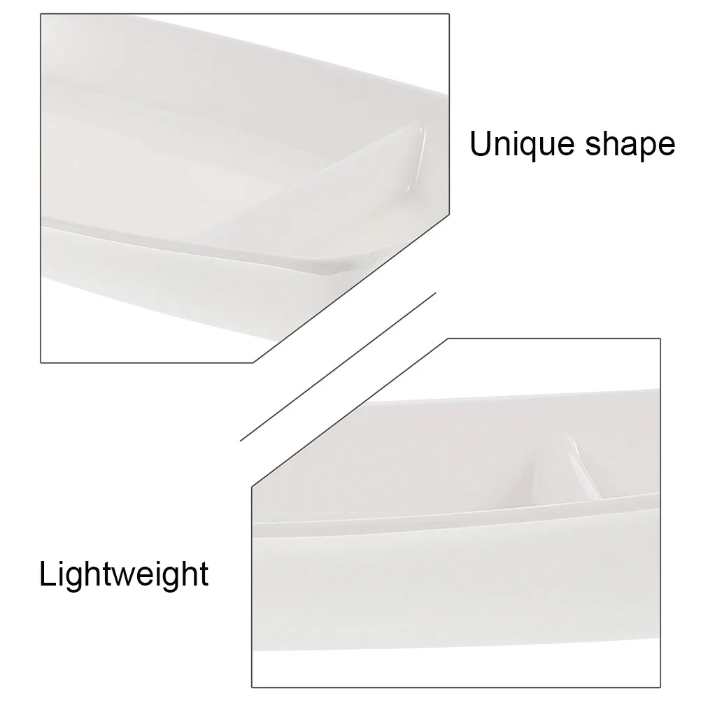 

Sushi Plate Multipurpose Boat Shaped Household Practical Storage Creative Snack Tray Material Safe Use