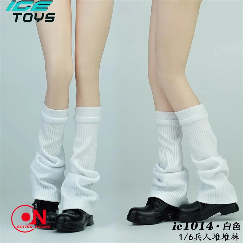 1/6 ic1014 Female Knitting Leg Warmer Loose Footless Socks Cover Clothes Accessory Model Fit 12'' bjd Soldier Action Figure Doll