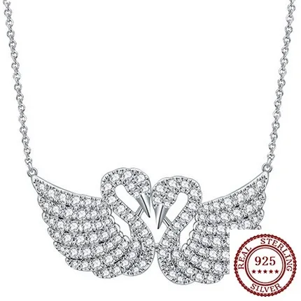 

2025 New Trendy 925 Pure Silver Classic Temperament Atmospheric Fashion Classic Women's Plated Platinum Pendant Necklace