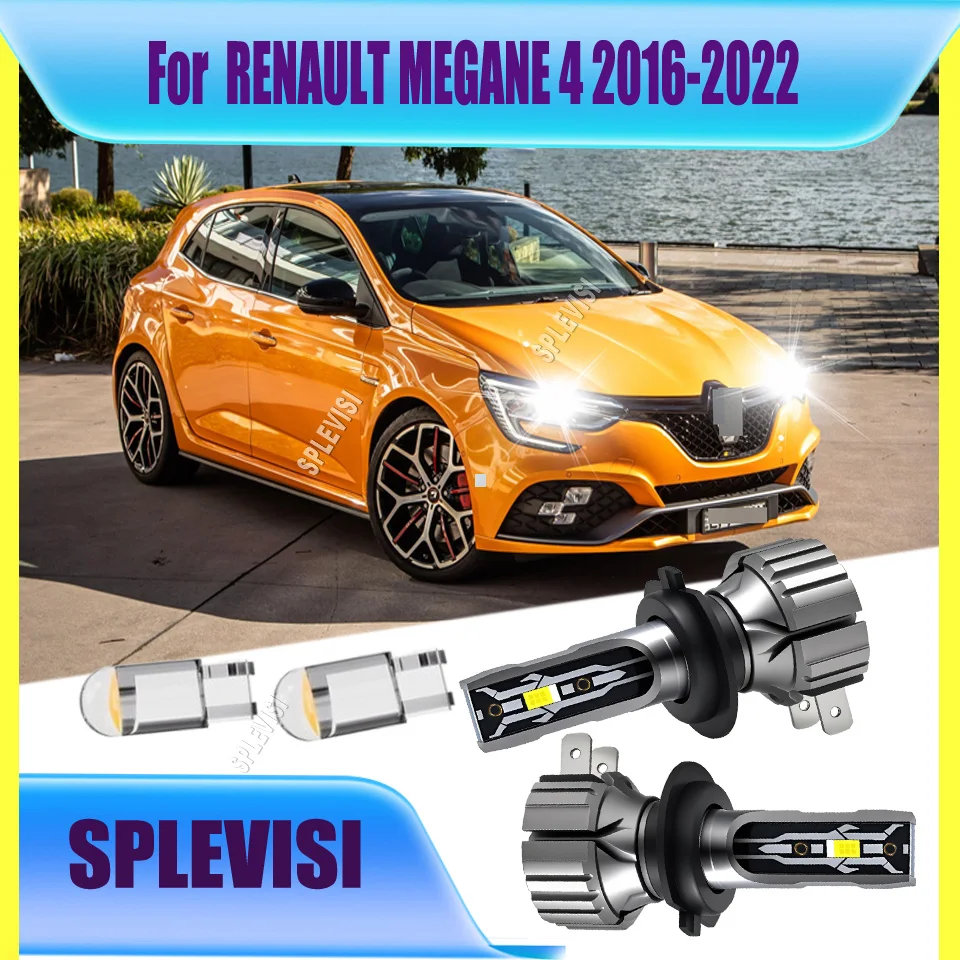 

LED 12v H7 White Headlight Bulb -300% More Light Output Than Halogen For RENAULT MEGANE 4 2016 2017 2018 2019 2020 2021 2022