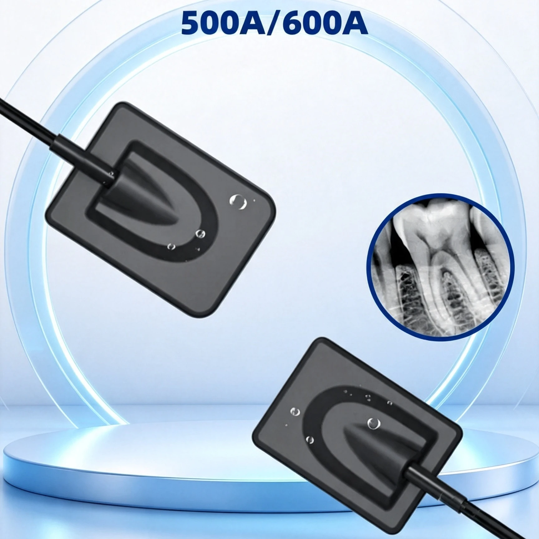 Handy 500A/600A Professional Digital Intraoral Dental X-Ray Sensor System, High Definition Dental Radiography Imaging Machine
