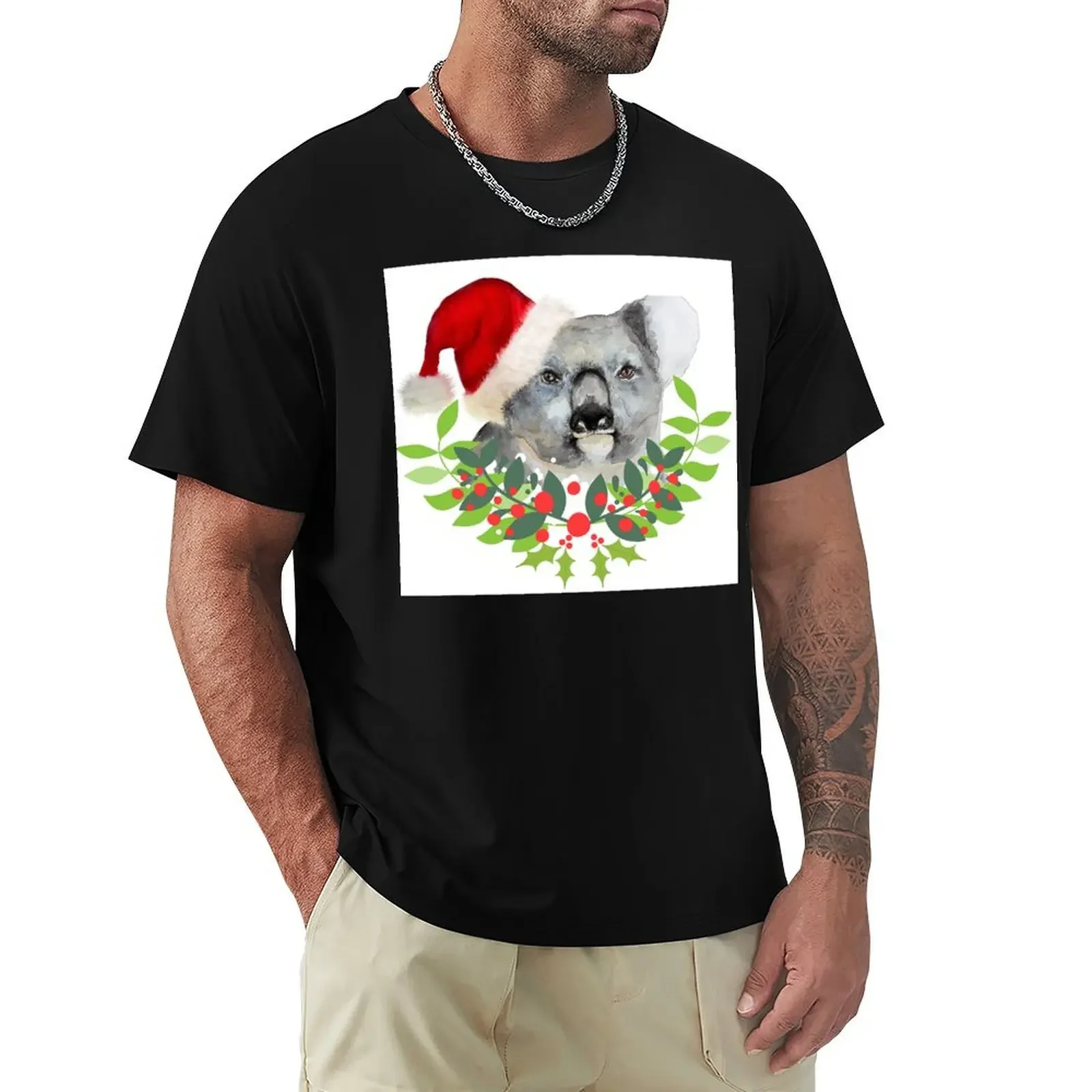 

Koala Santa 2020 T-Shirt shirts graphic tee oversized t shirt mens t shirts top quality