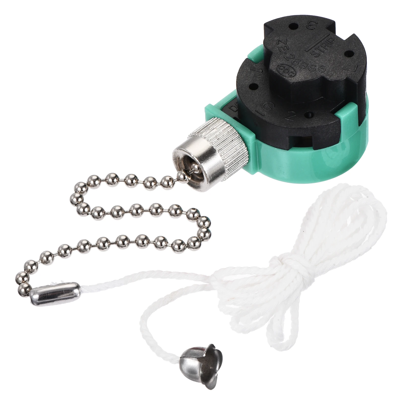 1/2Pcs Ceiling Fan Switch 3 Speed 4 Wire ZE-268S6 Fan Pull Chain Switch Replacement Speed Control Switch with Extension String
