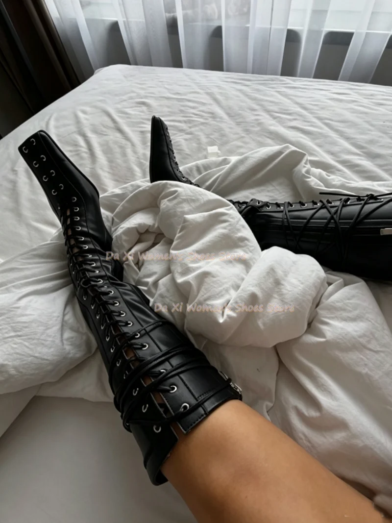Kozaki damskie do kolan w styl – Women'S Fashion Knee High Boots recenzja i cena