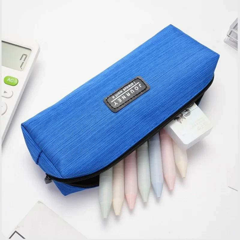 1 шт., сумка-карандаш, большой вместительный чехол для ручек, коробка для хранения, простой стиль унисекс, школьные принадлежности, аксессуары, канцелярские принадлежности