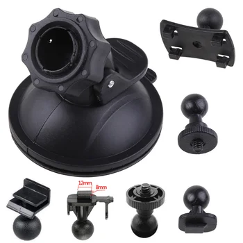 Car Suction Cup For Dash Cam Holder Vehicle Video Recorder With 6 Types Adapter Car Drive Recorder Bracket Suction Cup Base 1