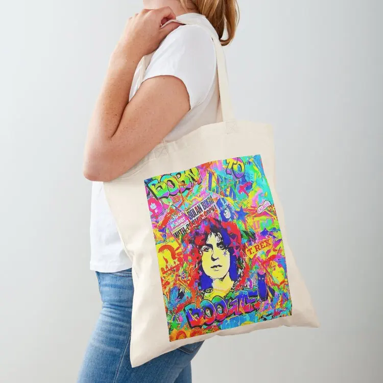 

Marc Bolan Tote Bag shopper bag woman Big bag shoping reusable shopping
