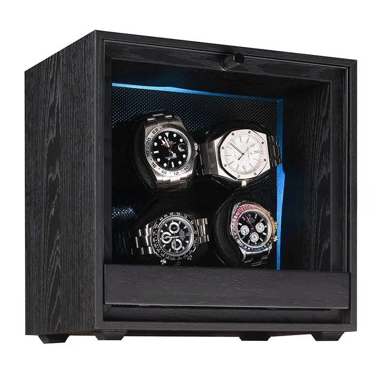 

Anti-magnetic Silent Watch Winders Luxury Men Wrist Mechanical Automatic Watches Winder Five-speed Adjustment Watches Boxes