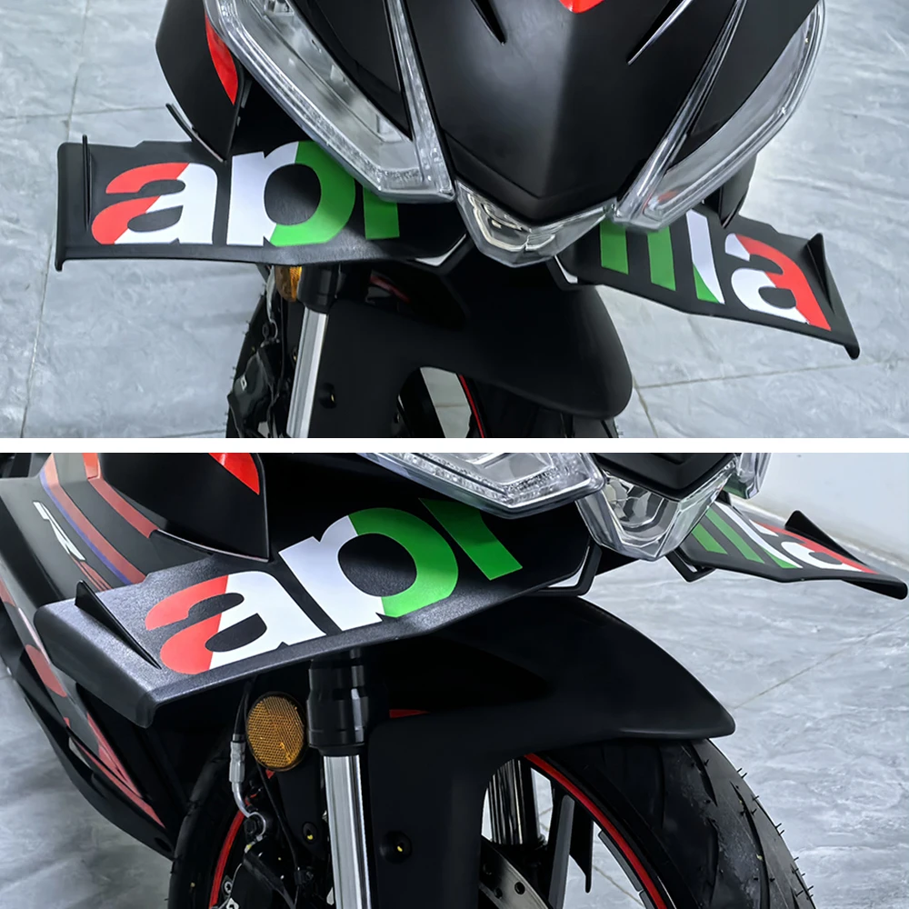 For RS457 2024 Motorcycle accessories winglets aerodynamic kit spoiler side wings side lower fairing RS 457 rs457