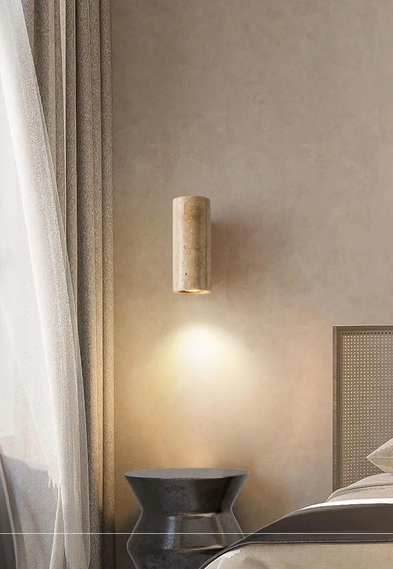 Natural Stone LED Wall Lamp Sconce Home Atmosphere