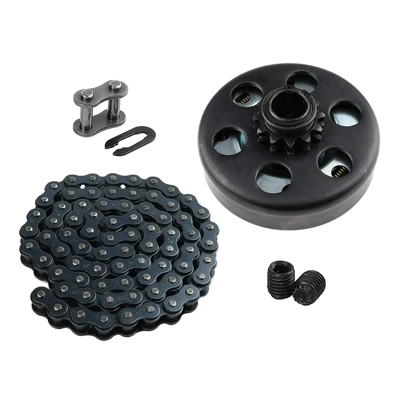 Centrifugal Clutch & CHAIN # 35 for Go Kart Trolley Bike