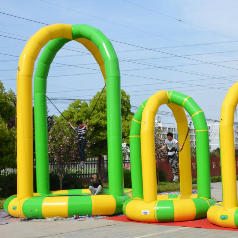 

Inflatable Bungee Jumping Trampoline Blower PVC Material 8 ft Frame Size for Commercial Home Use