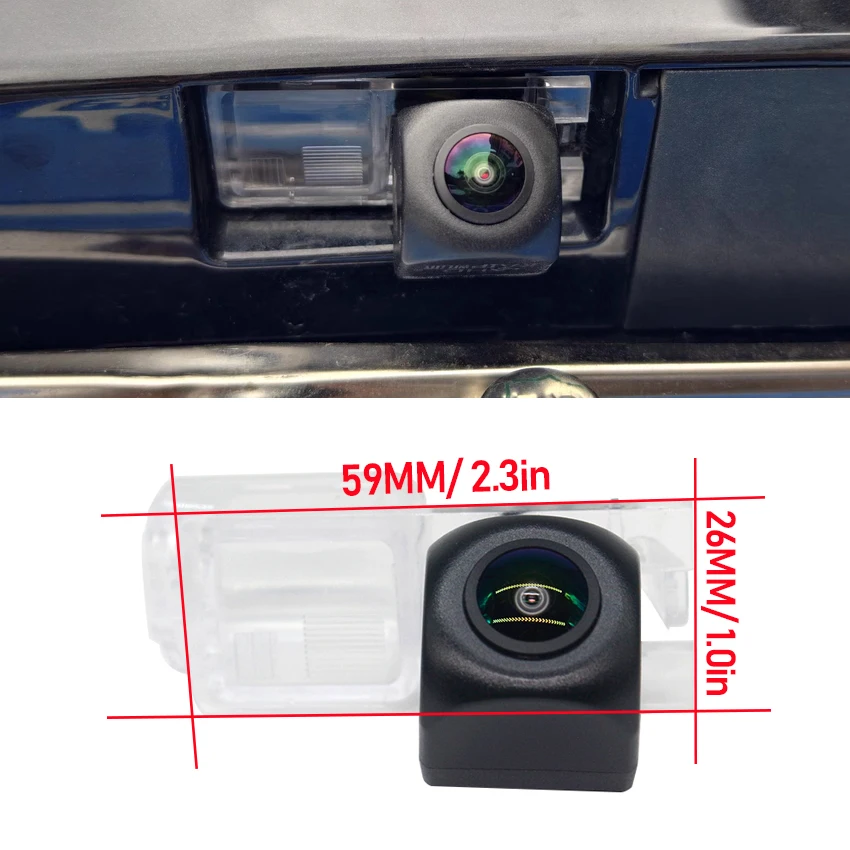 Car Rear View Reverse Backup Camera For Ford Escape Kuga C520 2013~2019 Parking AHD Dynamic Trajectory HD CCD Night Vision