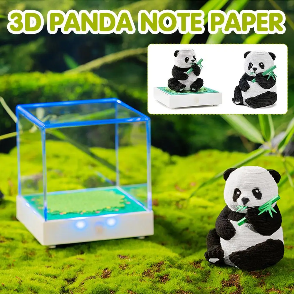 

NEW High-looking 3D Carving Notepad Mini Panda Paper Funny Note Hand-tear Post Model Paper Handmade Crafts Memos DIY Gift M G7D6