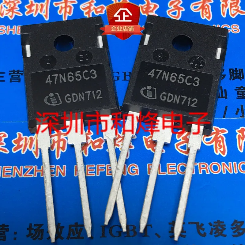 Free shipping  47N65C3 SPW47N65C3  TO-247 650V 47A    20PCS