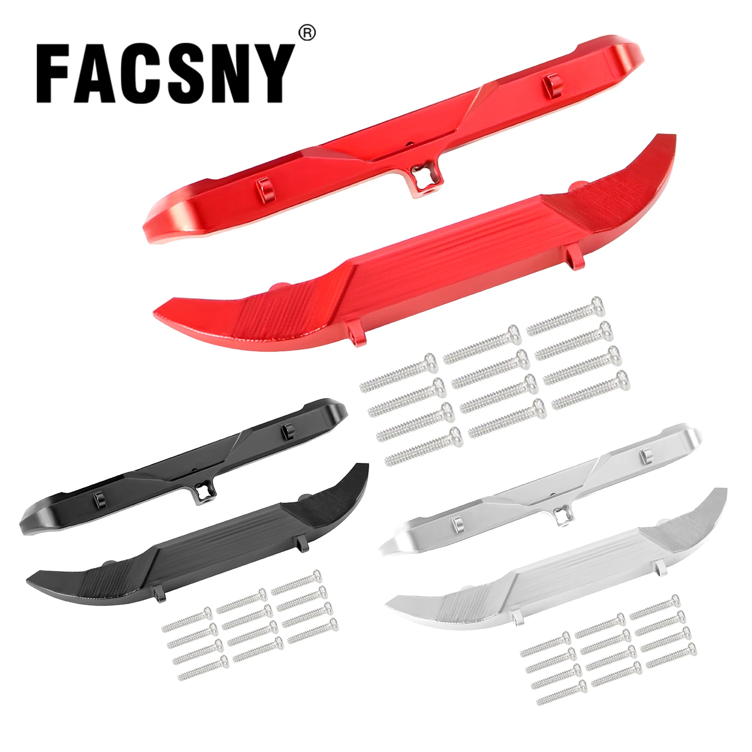 

SCX30 Aluminum Alloy Front Rear Bumper for 1/30 RC Crawler Car Axial SCX30 Bronco Chassis Upgrade Parts