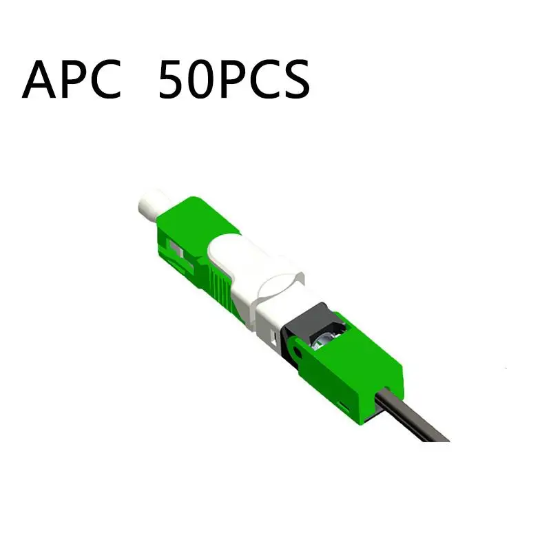 To FTTH UNIKIT ESC250D SC APC UPC Single-Mode Fiber Optic Quick Connector FTTH SM Optic Fast Connector