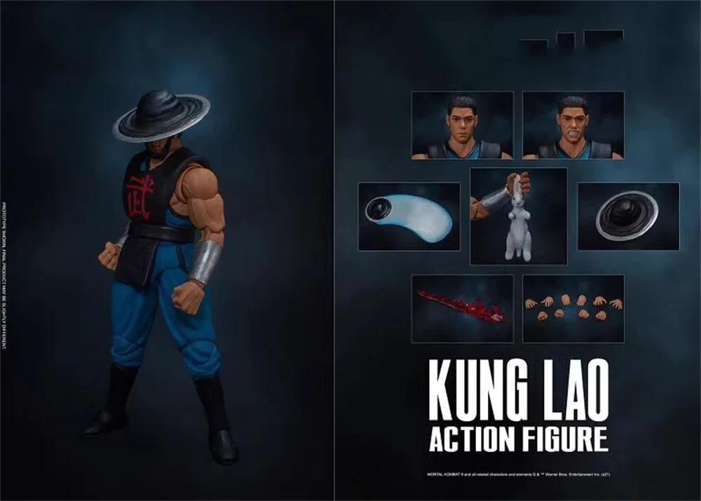 1/12 Storm Toys Fight In the Street Male Charactor Kung Lao Full Set Moveable Action Figure Gift For Fans Collect