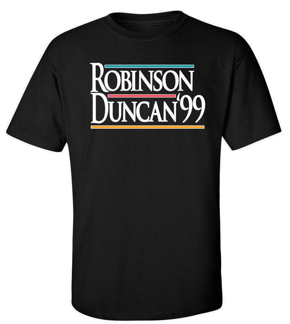 Camiseta David Robinson Tim Duncan San Antonio 1999