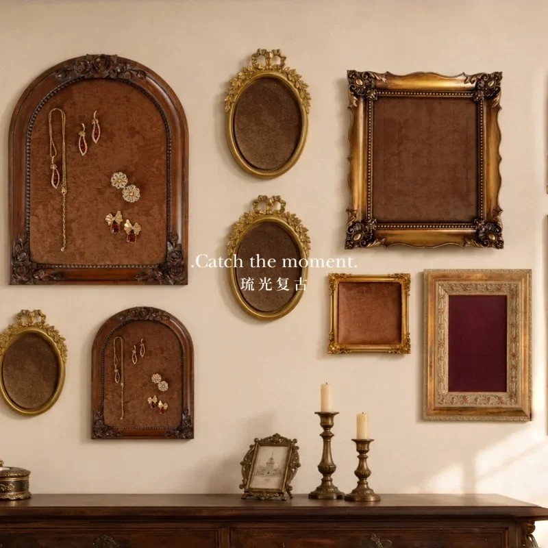 Retro display stand jewelry display jewelry store shooting stall props cloakroom storage tray in the ancient style
