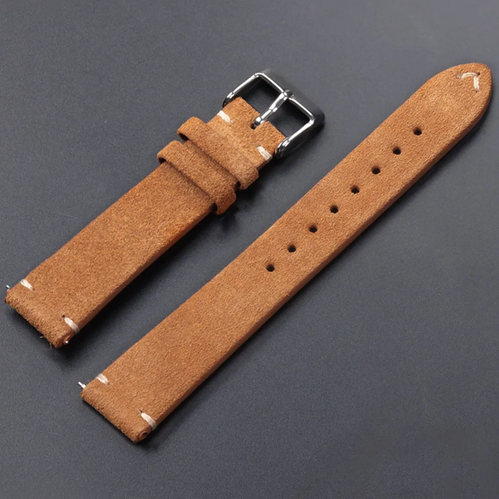 Soft Suede Quick Release Watch Strap for Seiko, 18/20/22mm