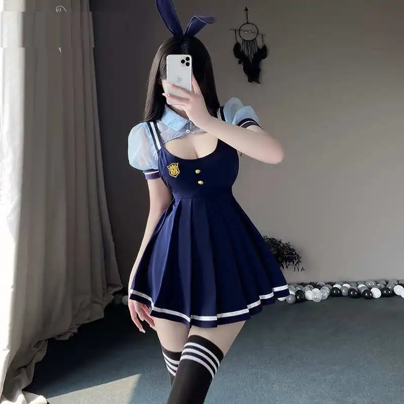 Neue Mode Frauen Sexy Roleplay Polizei Uniform Erwachsene Dame Halloween Party Cosplay Kostüme Thema Club JK Outfits