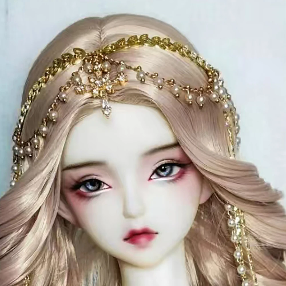 

1/3 BJD Doll Head No Face Up Girl Resin Material DIY Doll Head No Makeup Head For 1/3 BJD Doll Body Gifts