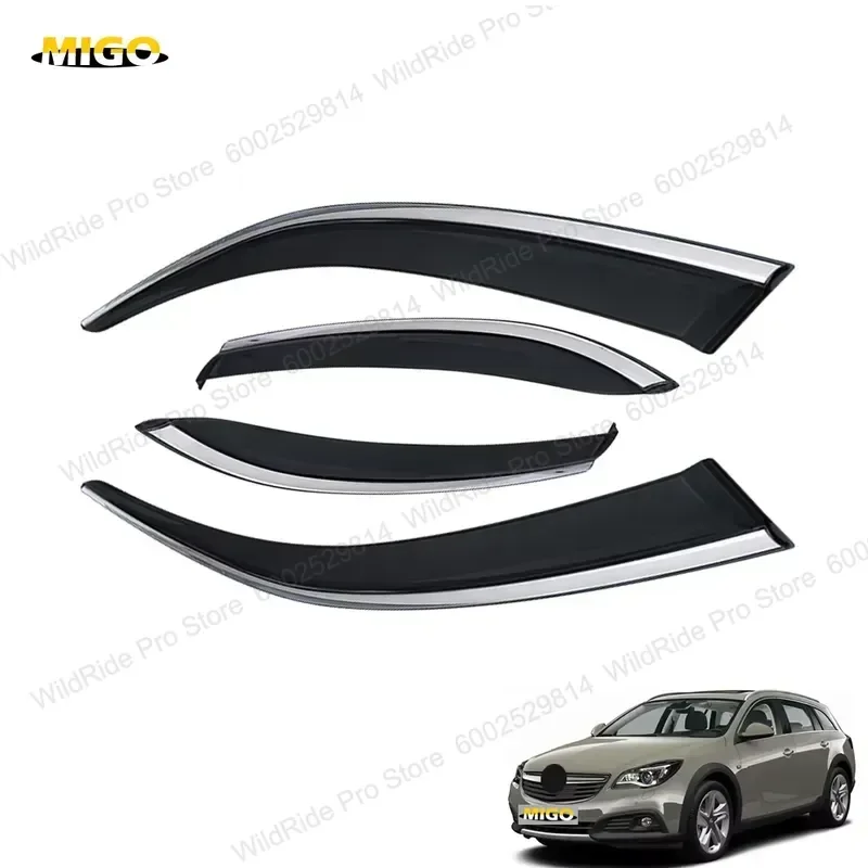 All Weather Protection Car Side Window Vent Visor Rain Guard for OPEL INSIGNIA 2014-2017