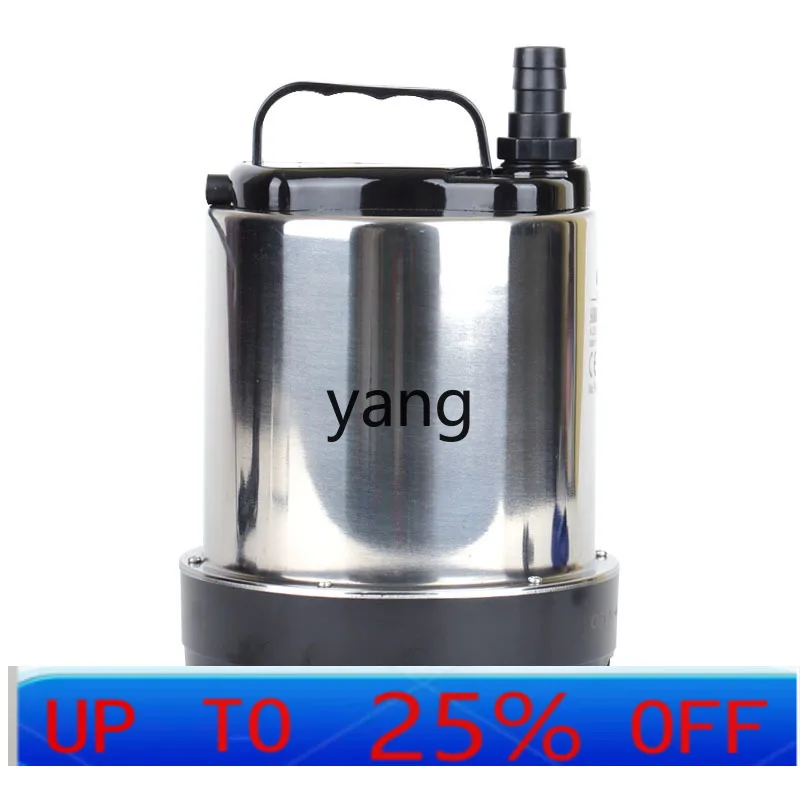 

LTT fish tank bottom filter pump stainless steel seawater low water level anti-dry burning with float submersible pump