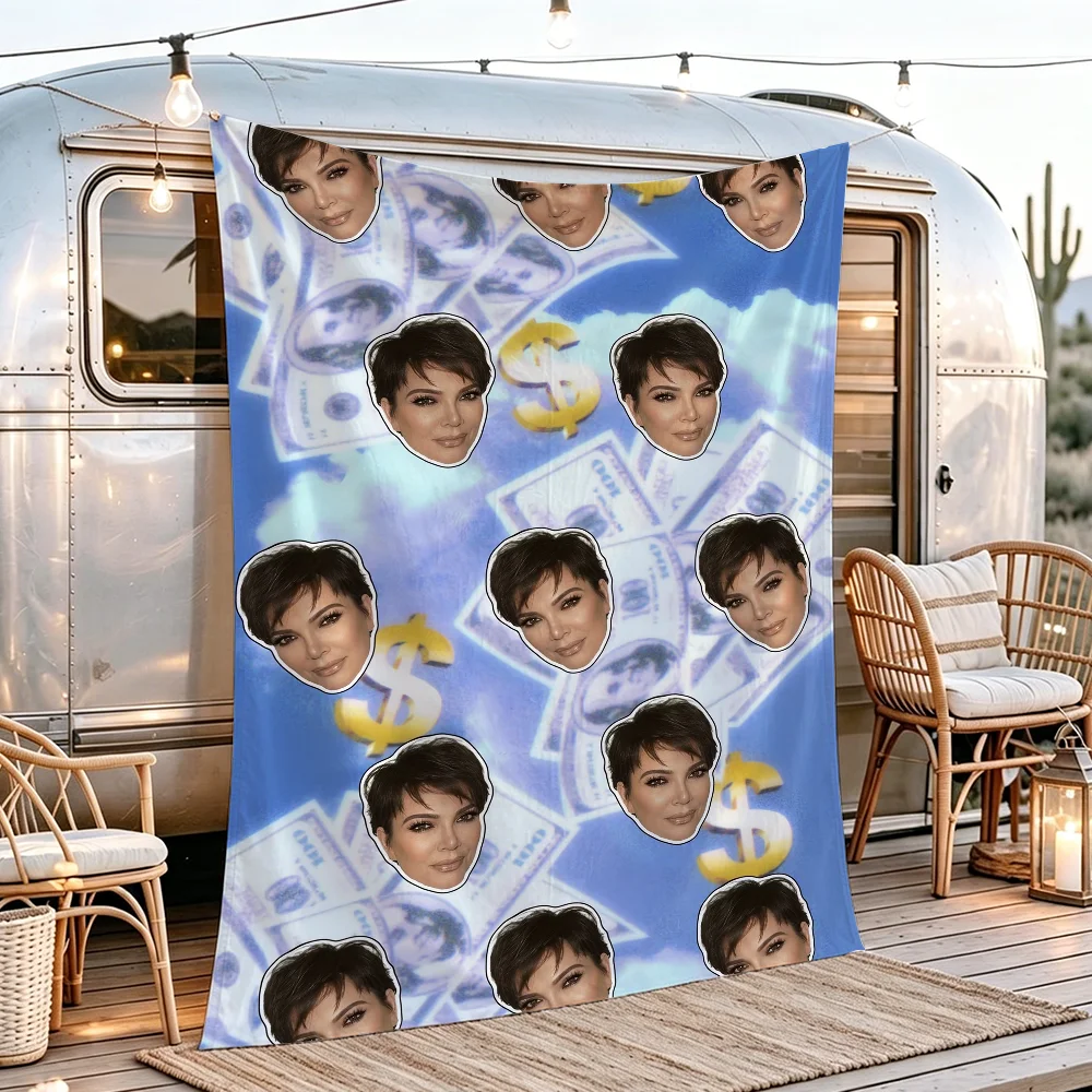 Cool Kris Jenner S flag Campsite Atmosphere Hanging Banner Outdoor Garage Party Decor Advertising