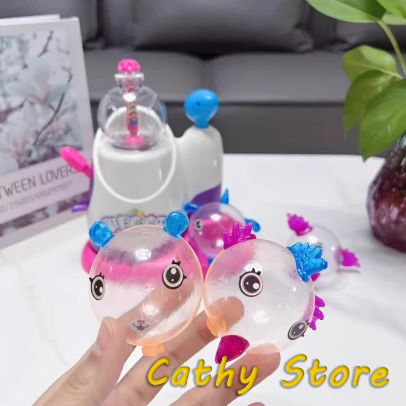 Magic Sticky Happy Diy Animal Monster Kawaii Toy Theme For Boys Girls Assembled Bobo Handmade Puzzle Decor Toys Birthday Gifts